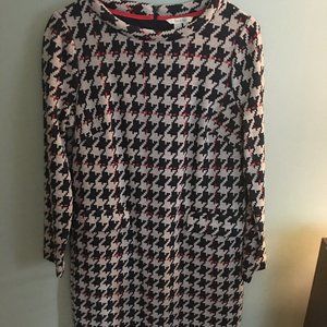 Boden Dress in Houndstooth
